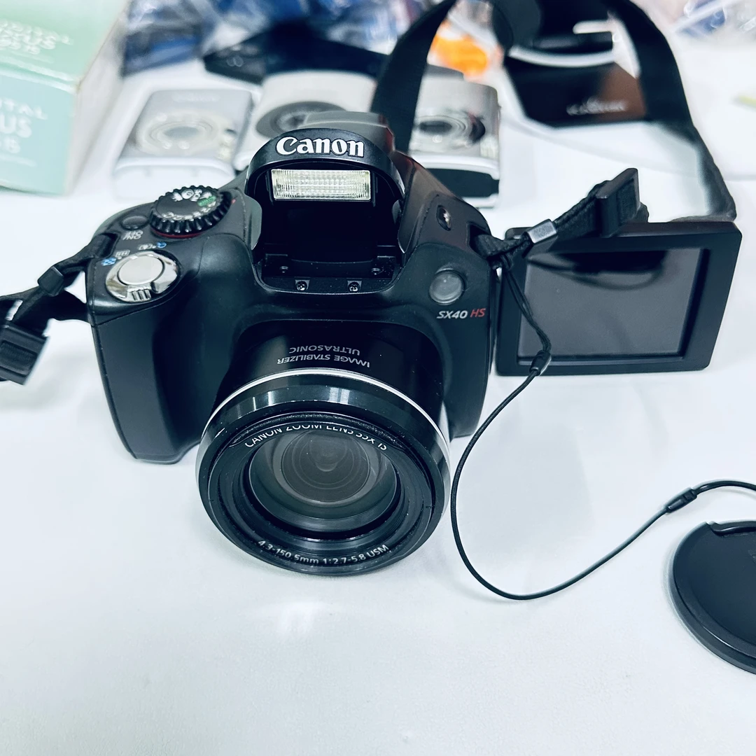 9新 Canon/佳能 sx40hs福利款高端翻转屏可自拍140倍超长焦演唱会