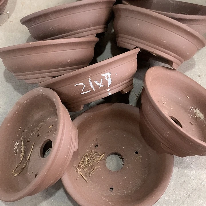 紫砂花盆紫砂处理老盆