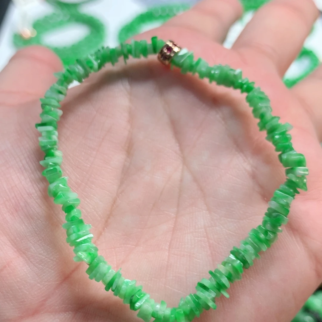 翡翠未镶嵌手链翡翠