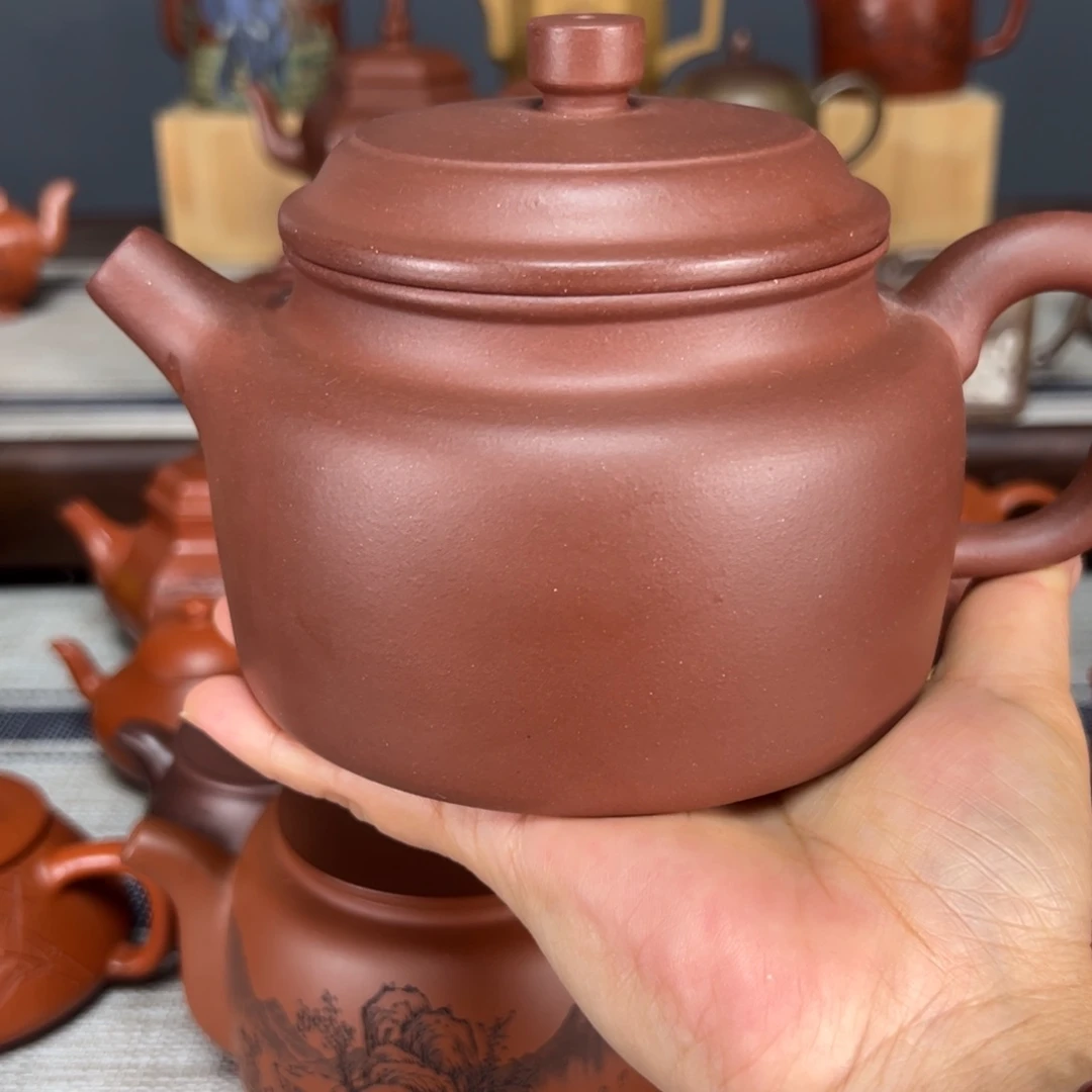 茶壶紫砂远*德钟550毫升原矿紫泥