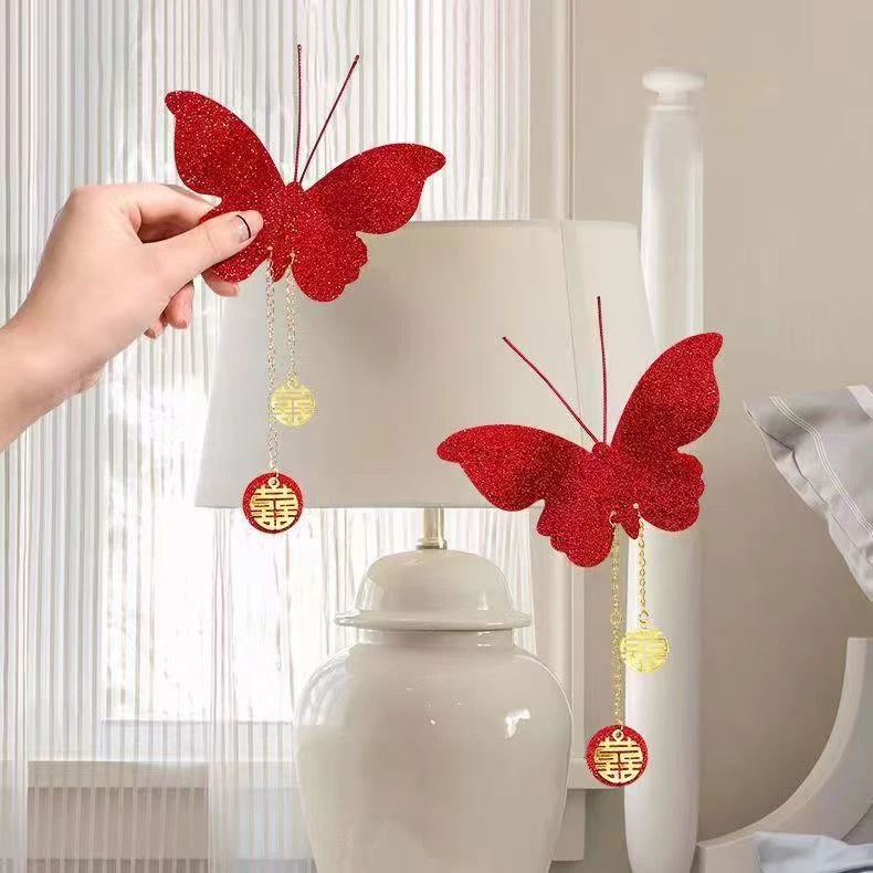 开关卧室喜字强帖喜字贴装饰背景墙福字结婚送闺蜜订婚的婚房礼物