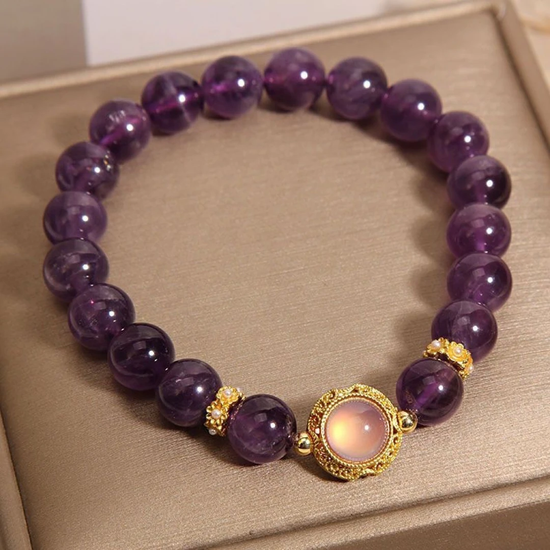紫水晶单圈小花款 精品手串 无礼盒 S 1280