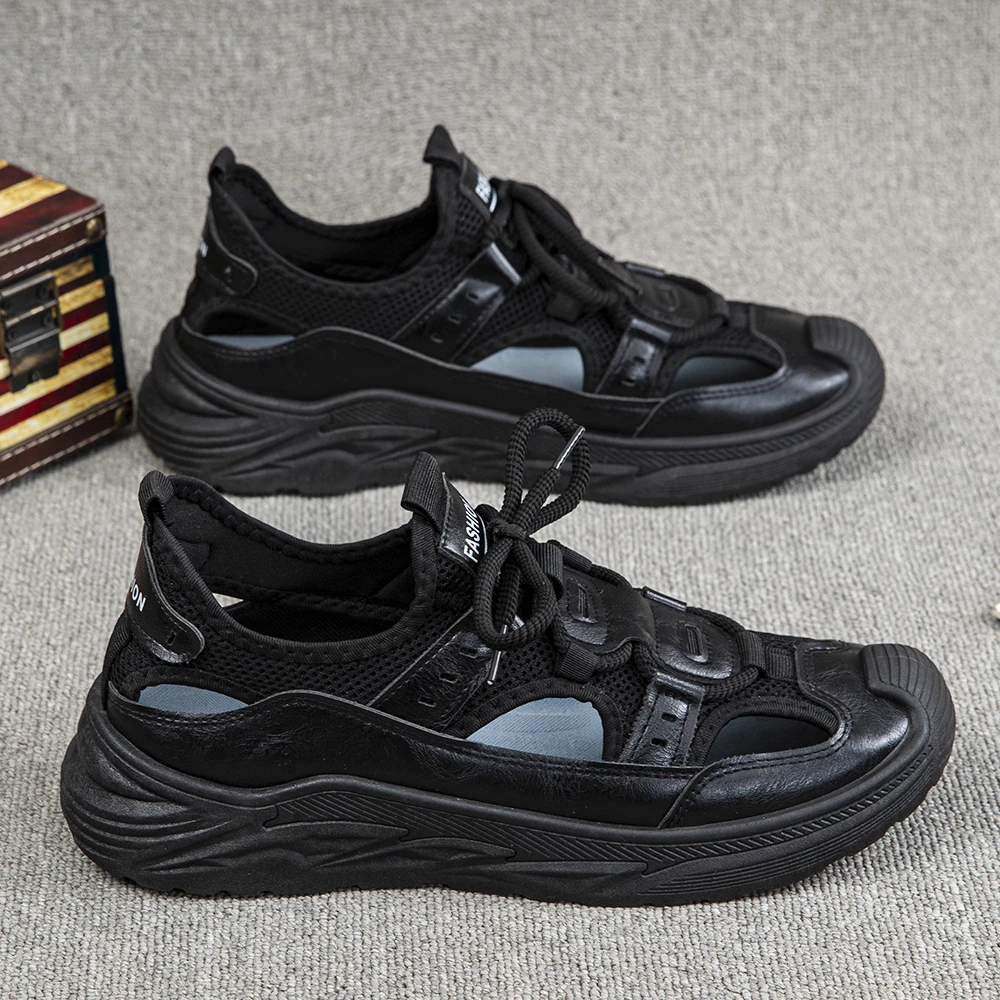 【保罗隆巴迪】夏季男士凉鞋新款防滑耐磨户外镂空洞洞鞋百搭涉水鞋