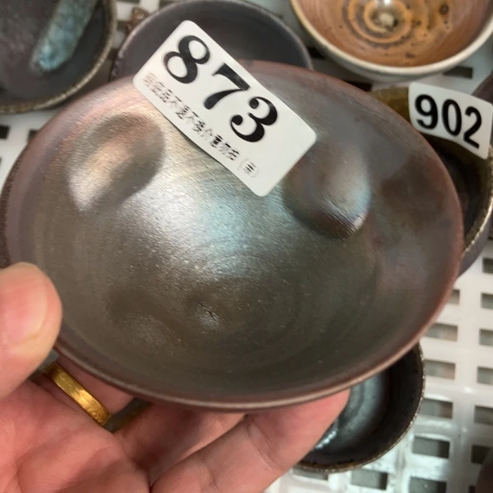 柴烧杯子与宝瓶大放漏