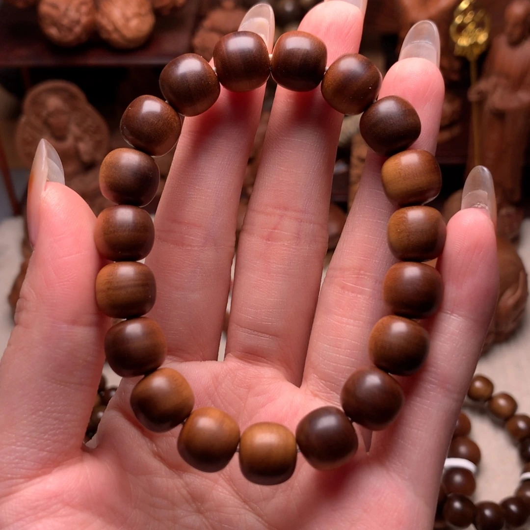 手串/手链檀香木老山檀香11×11焦糖黑肉沉水