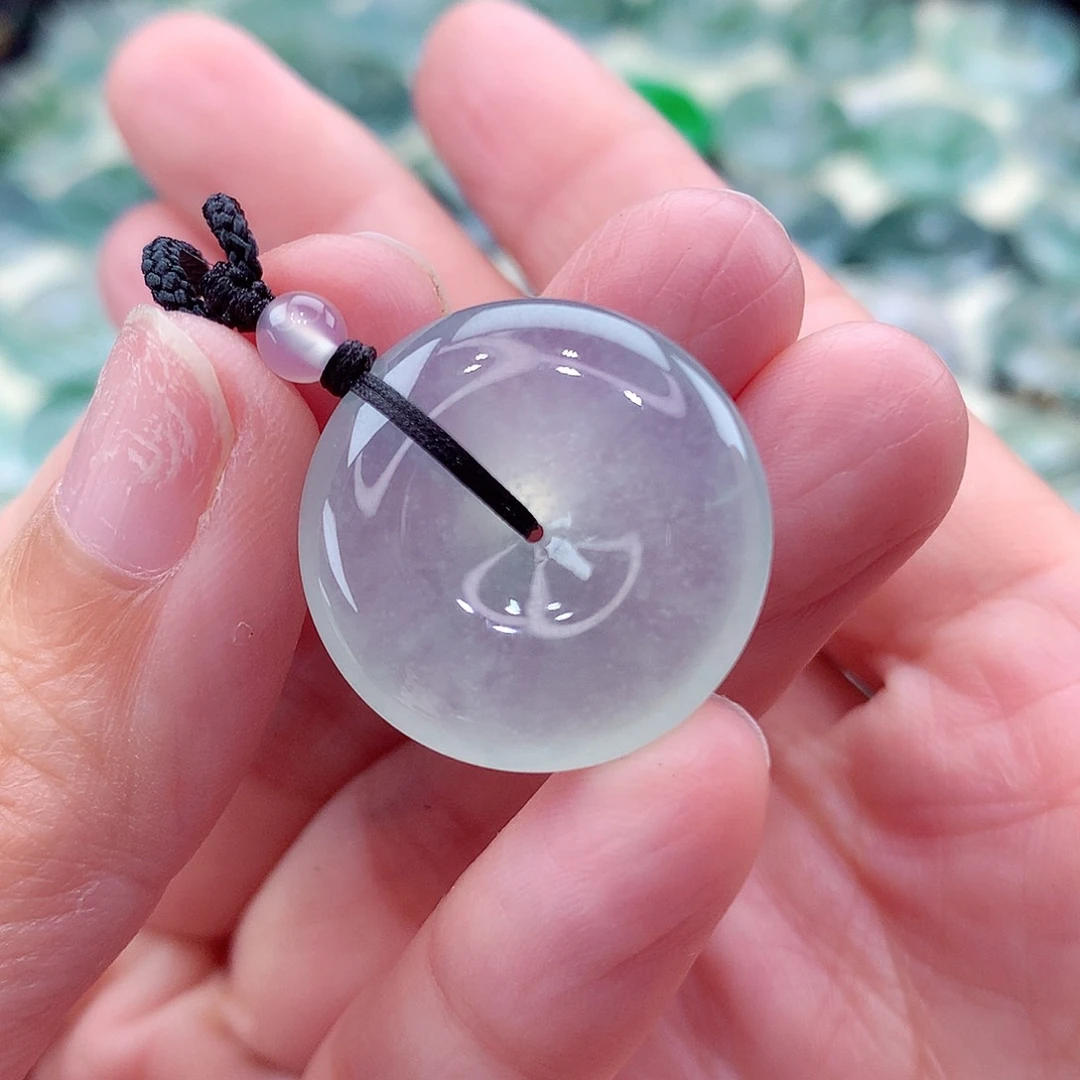 翡翠未镶嵌颈饰编号143-尺寸22.5/6