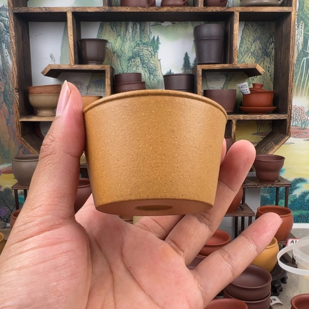 茶杯紫砂拙器甄选，纯原本矿。