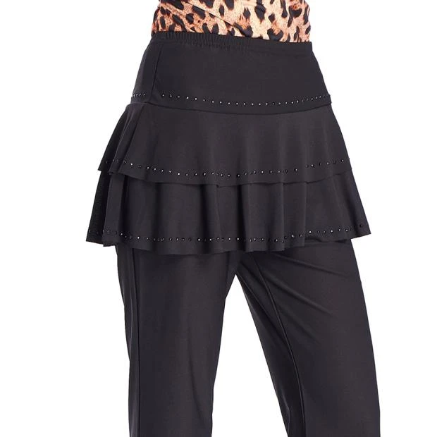 薄款广场舞裙裤现代舞古典舞服装新款舞蹈裤微喇模特走秀女夏