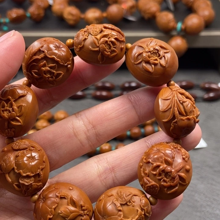 橄榄核手串/手链荷塘月色