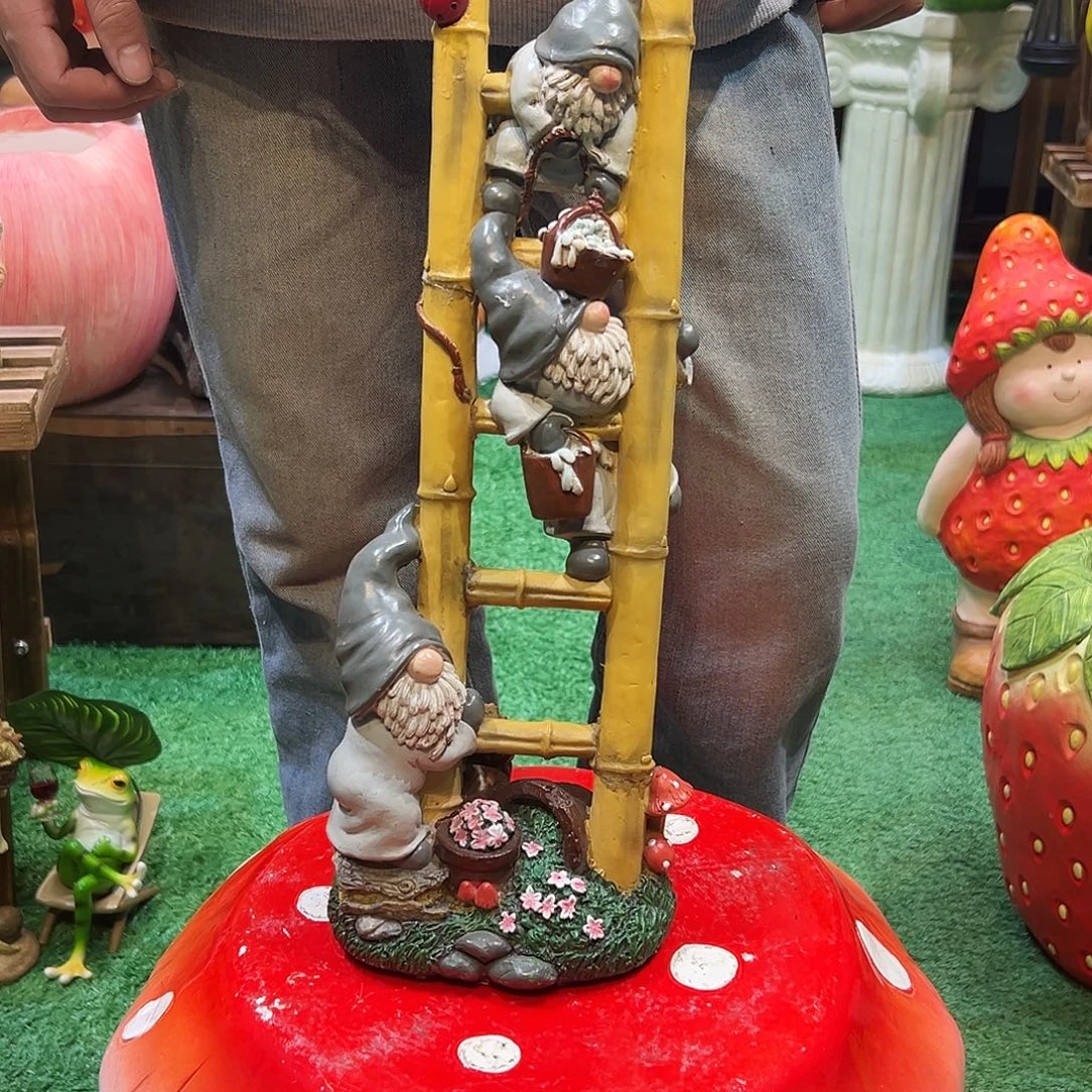 花园摆件红红火火