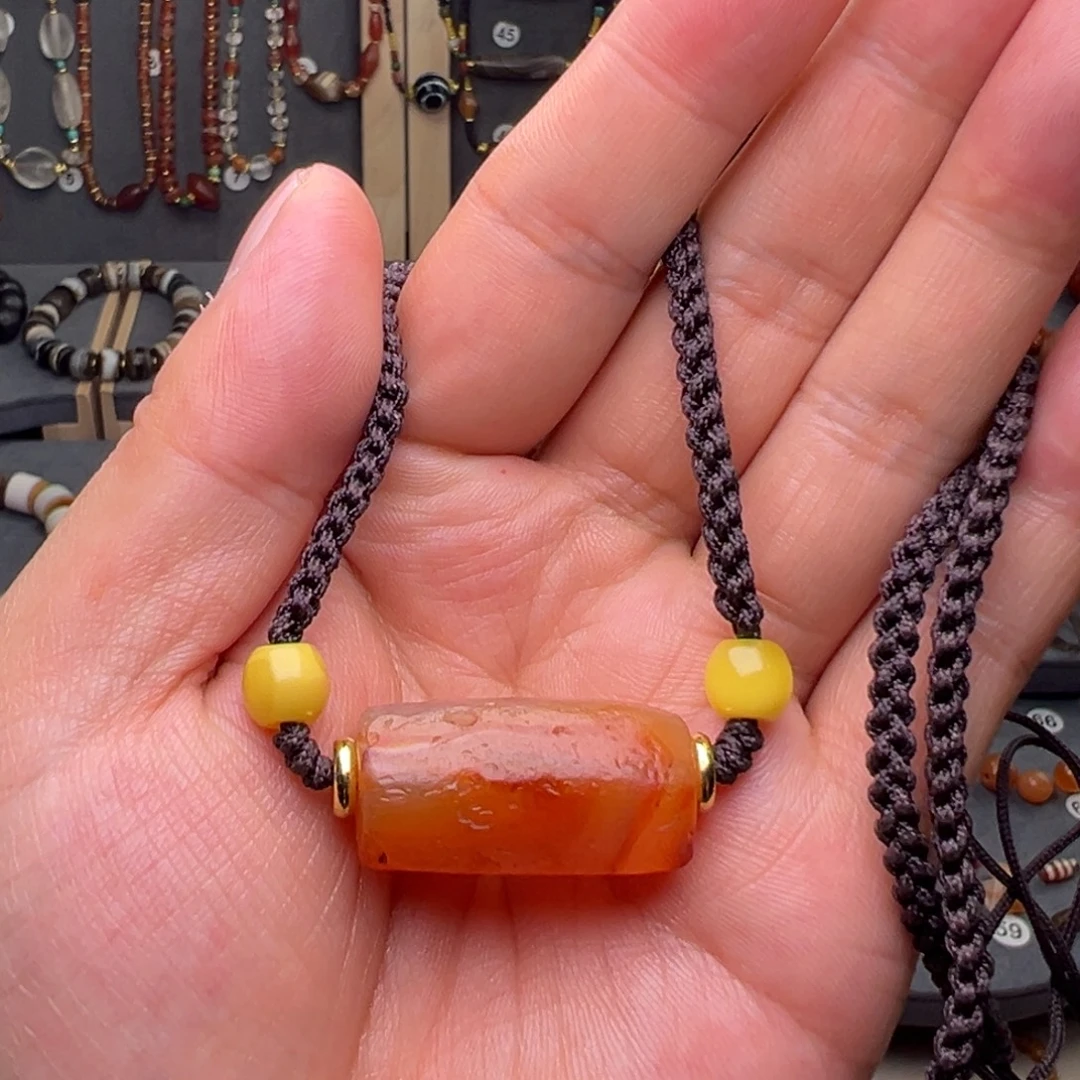 玛瑙/玉髓合金玛瑙对珠