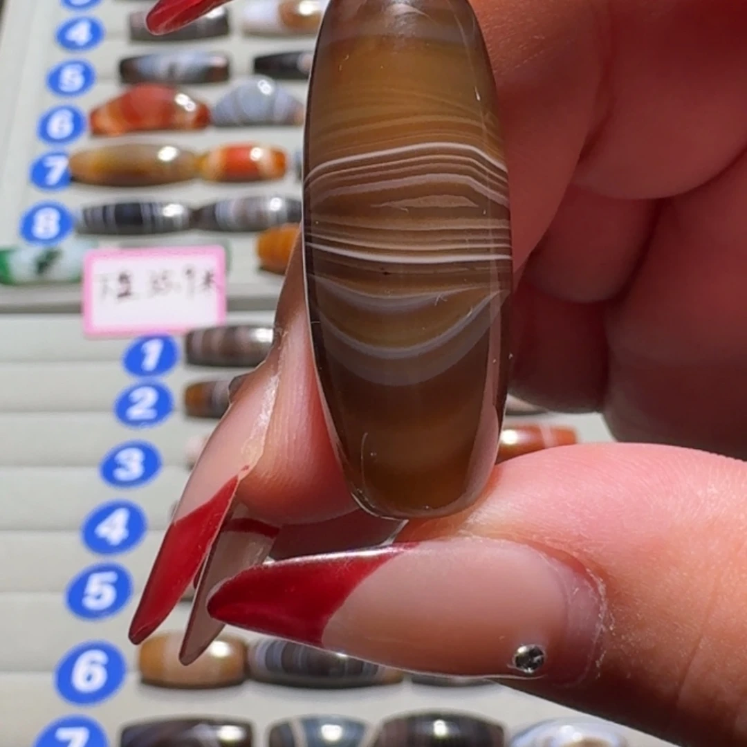 未镶嵌玛瑙/玉髓珠宝半成品