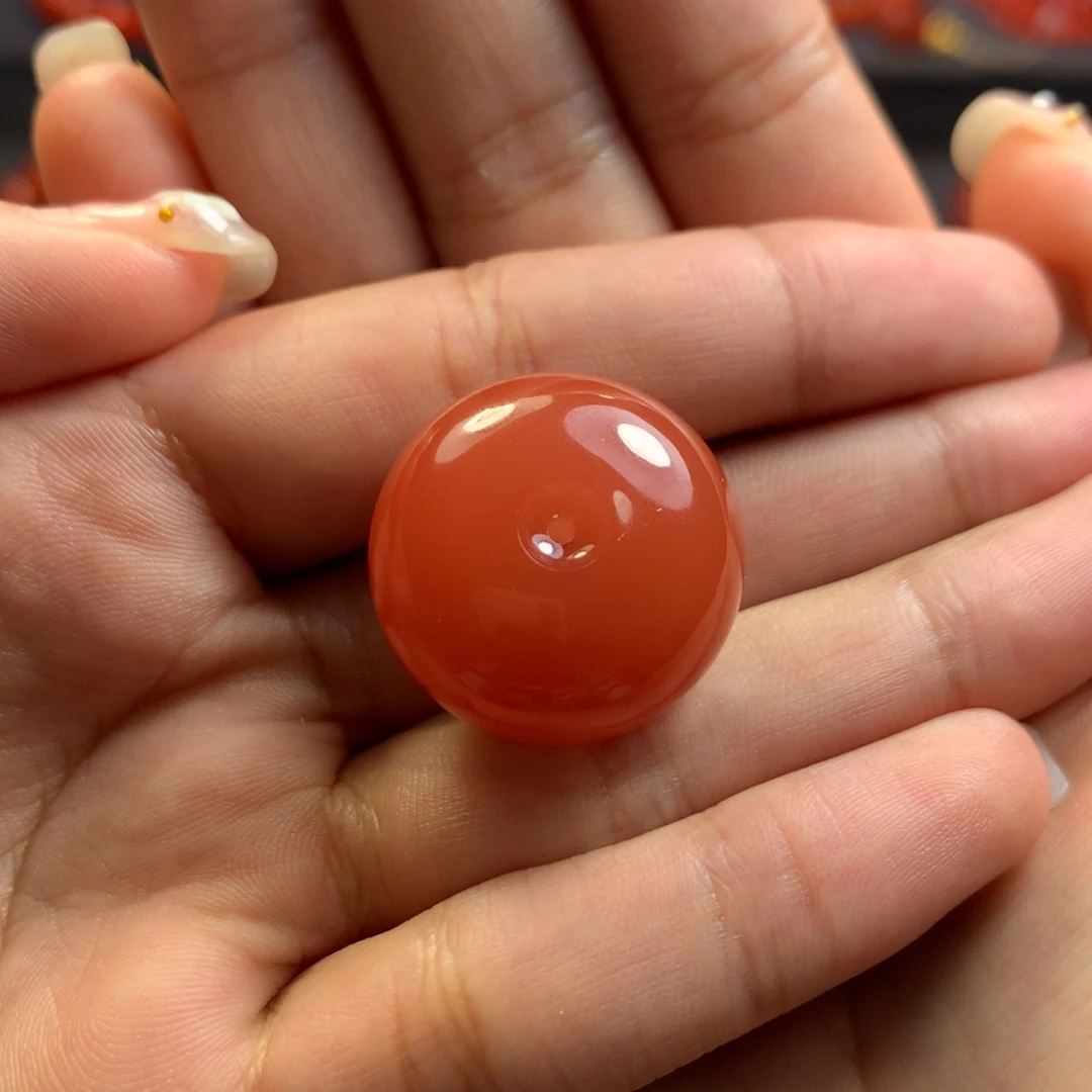 南红玛瑙平安扣未镶嵌保山原矿南红
