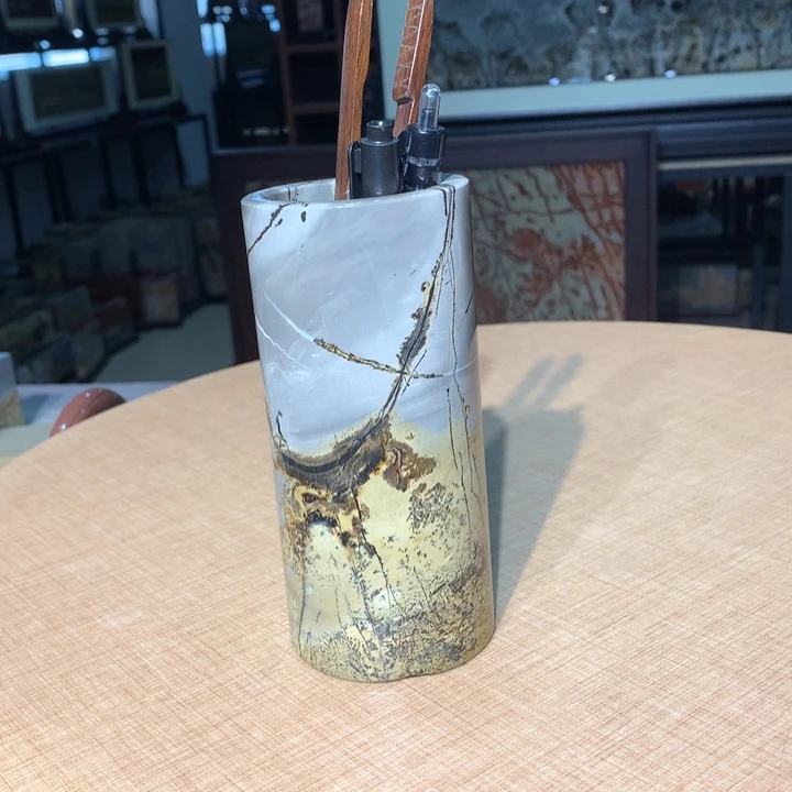 ，广西国画石摆件，收藏观赏
