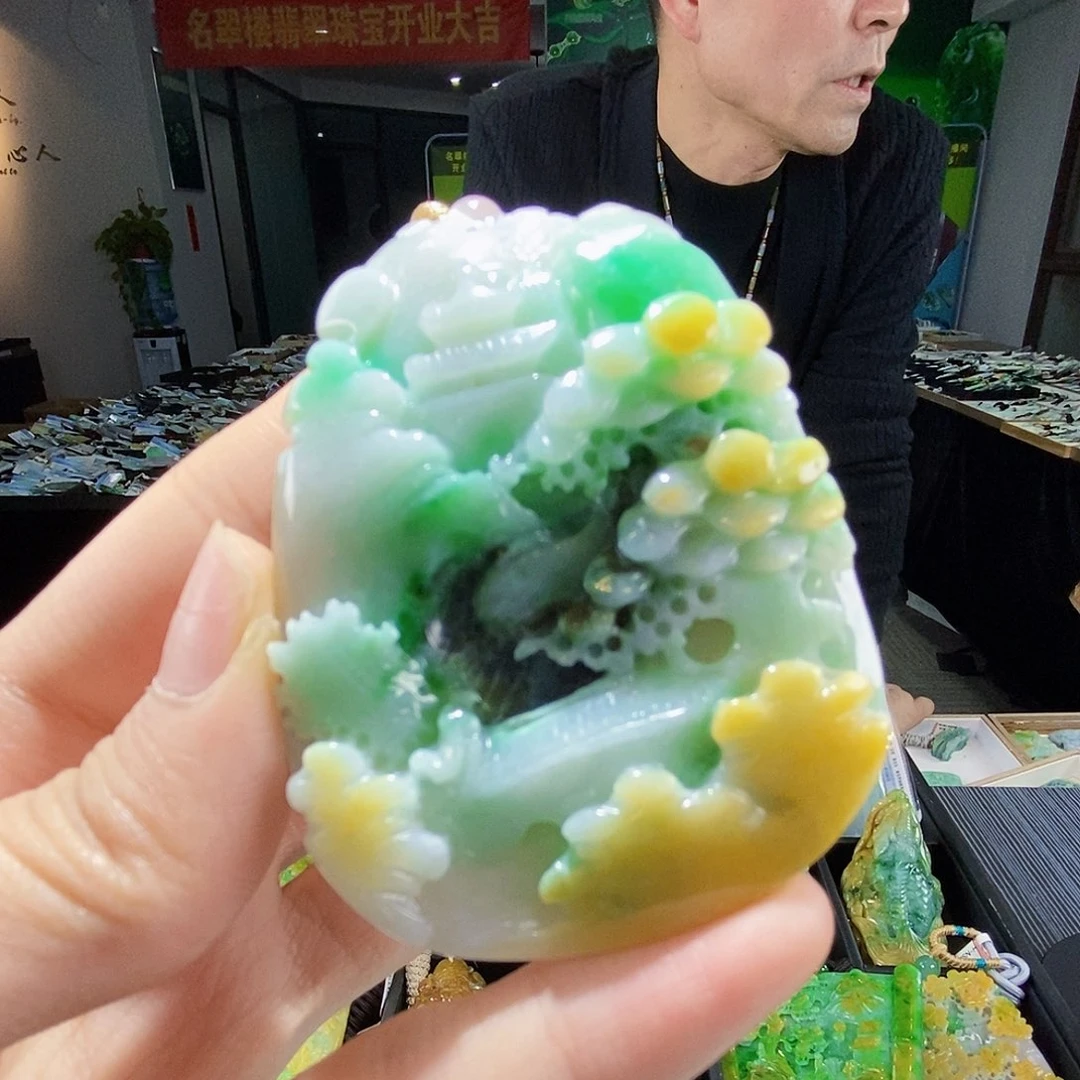 颈饰未镶嵌翡翠翡翠