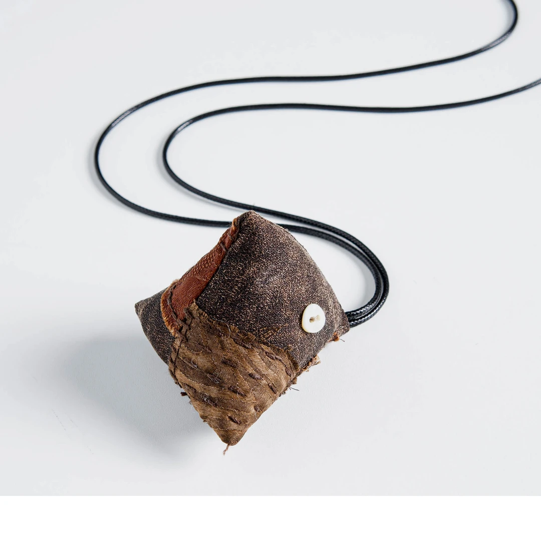 FAUES 及第登科 连中三元 香云纱桑蚕丝美好寓意驱蚊安神手工香囊