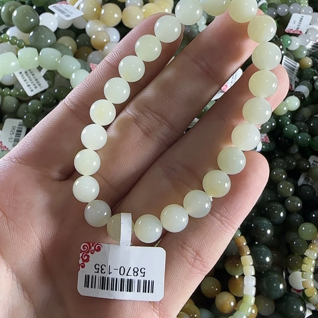 和田玉手链未镶嵌37