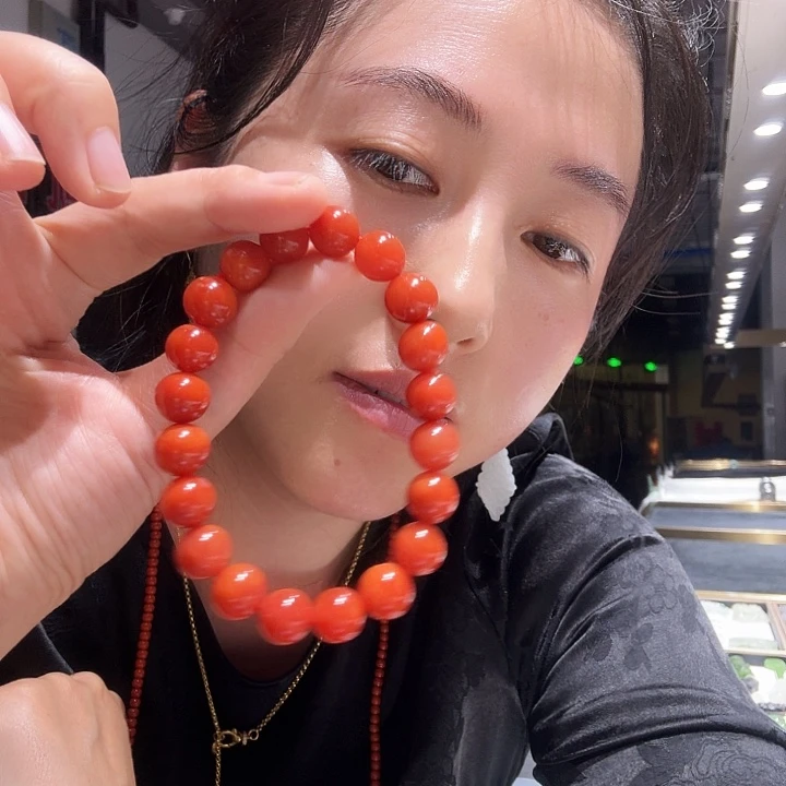 A***多颈饰未镶嵌南红玛瑙