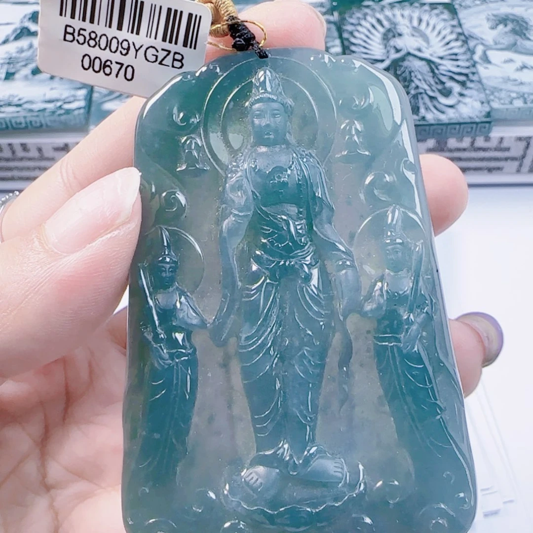 翡翠颈饰未镶嵌12223344566778