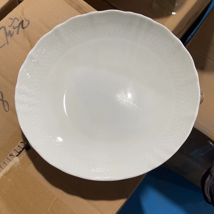 瓷片云梦青瓷八英寸深盘六个，包邮
