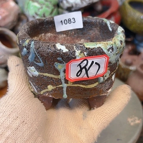 粗陶花盆手工花盆制作