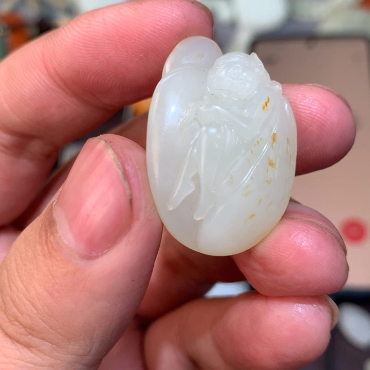 和田玉颈饰未镶嵌起*啦