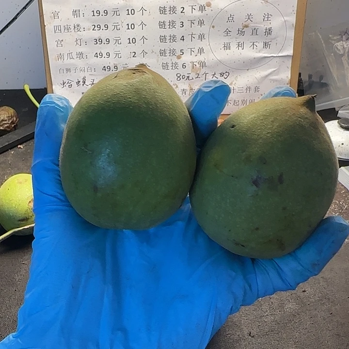 文玩核桃吊坠招财鼠超大2颗