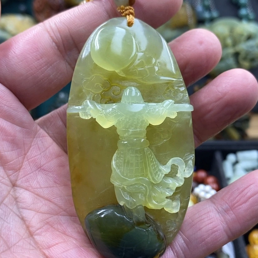 【闪购商品】未镶嵌蛇纹石玉吊坠