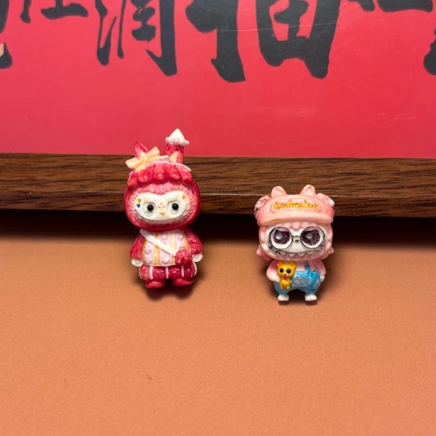 新款根付拉布布创意手工DIY串珠文玩配饰配件可爱