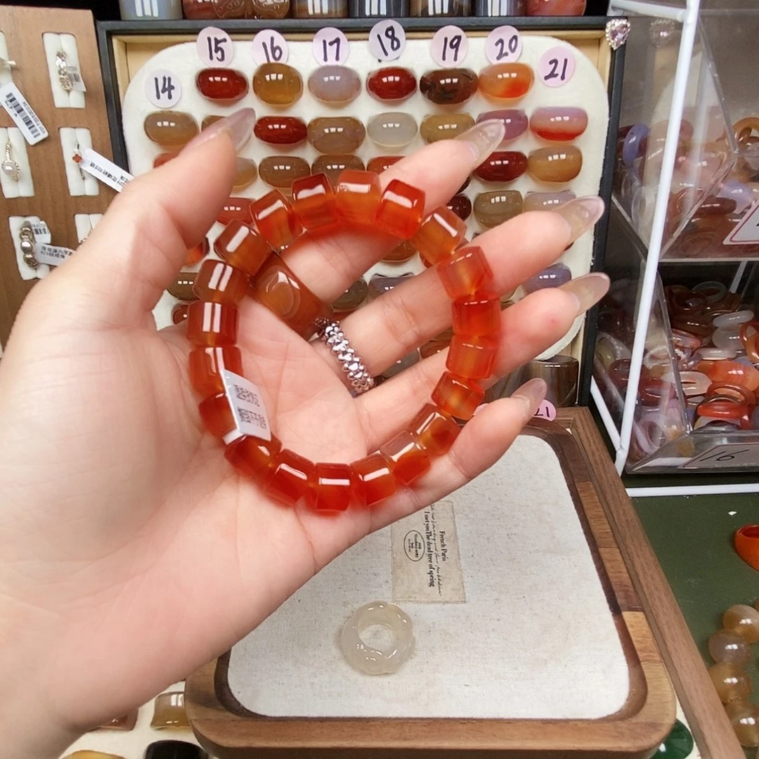 A****玛瑙/玉髓未镶嵌戒指