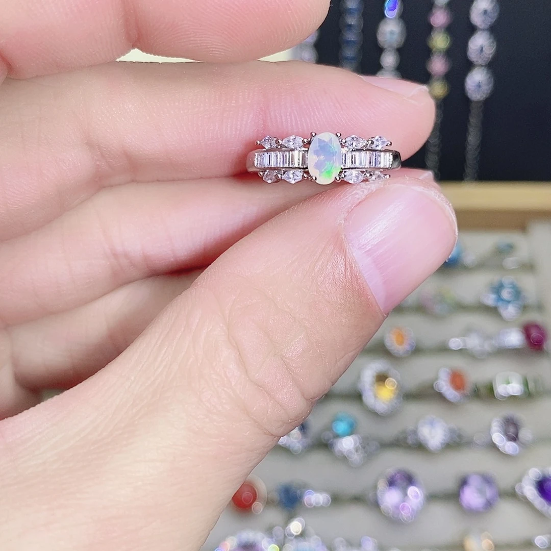 未镶嵌欧泊戒指569