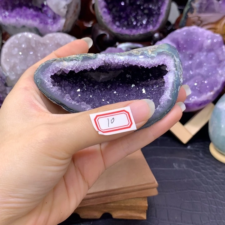 紫晶珠宝半成品未镶嵌美*哉