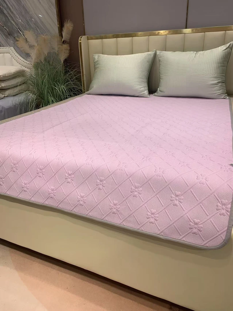 2025新款冰肌海洋凉感冰豆席三件套