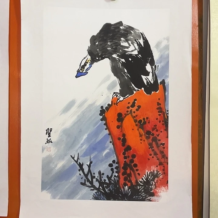 国画张圣敏先生纯手绘作品