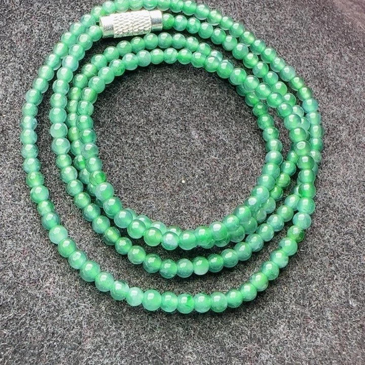 翡翠未镶嵌颈饰天然A货388