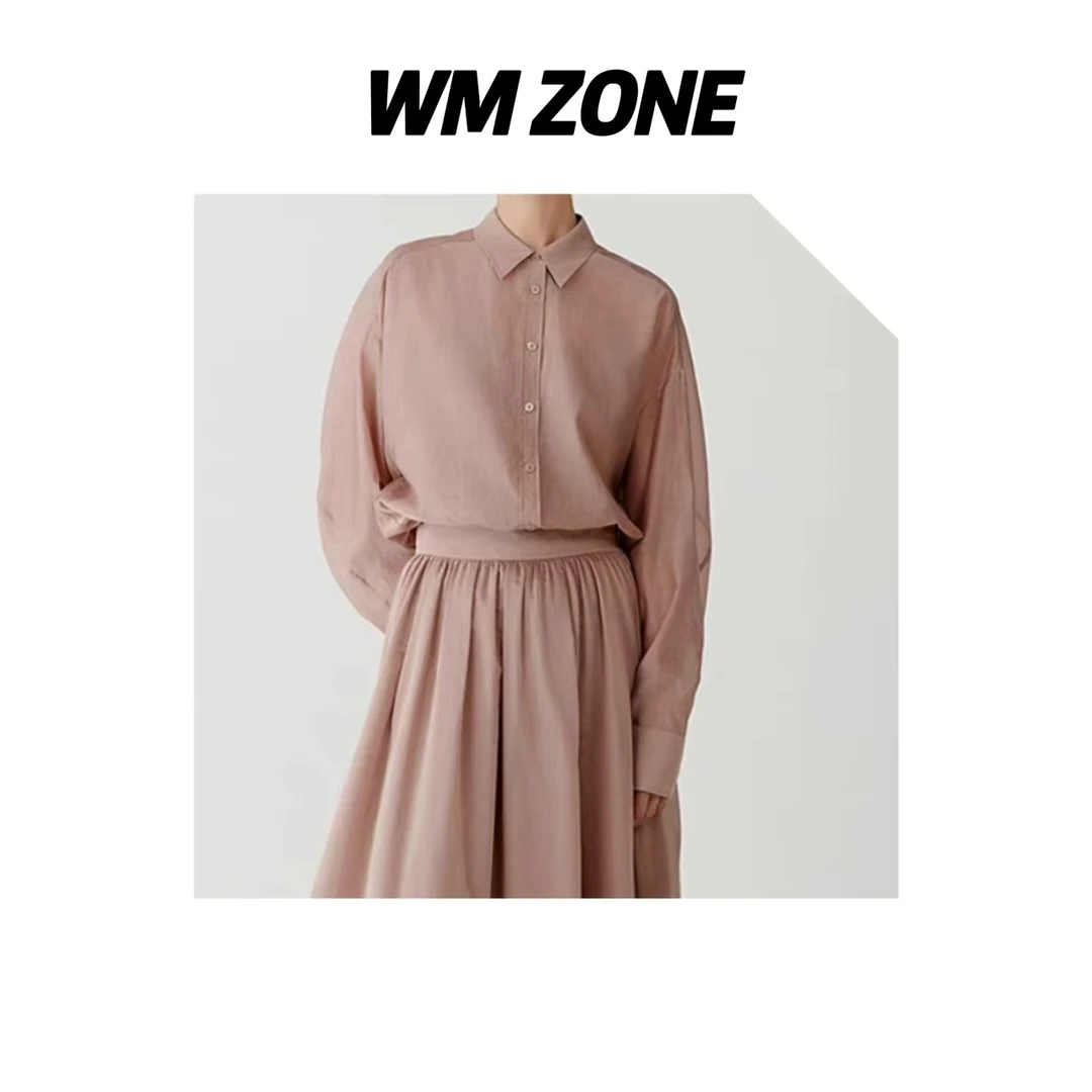 虎儿 3-13-3470  温柔气质棉丝衬衫