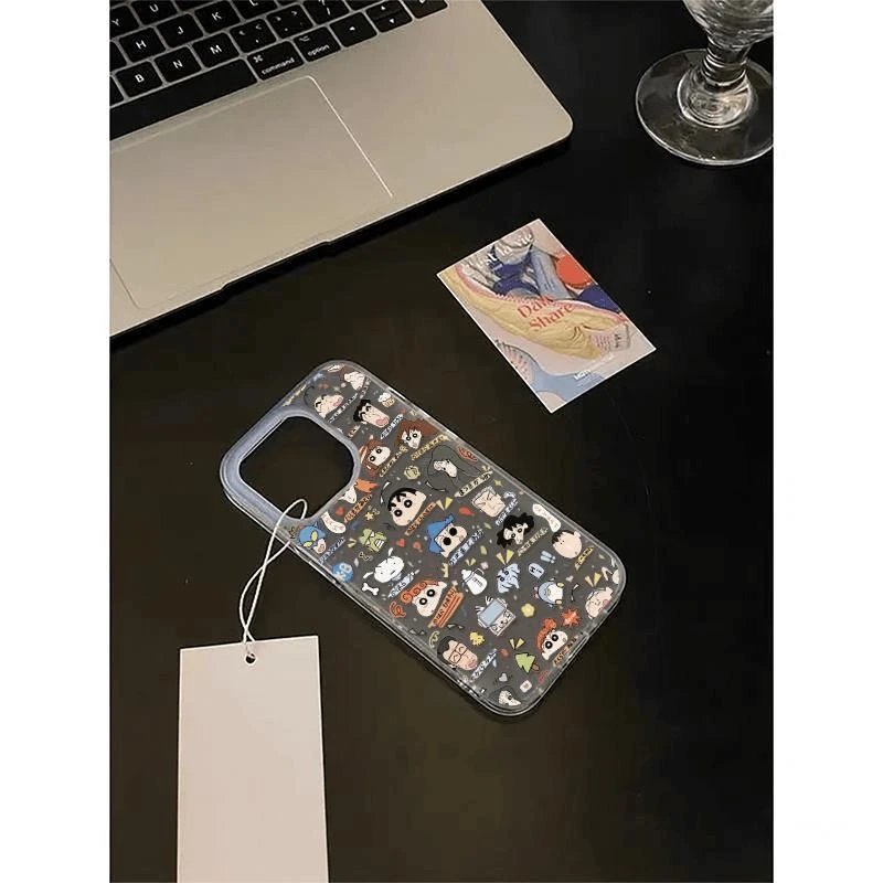 小新头像磨砂壳适用于iphone16Epromax苹果手机壳全包大孔软壳