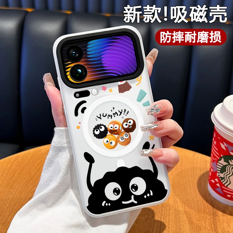 适用小米17promax手机壳全包镜头创意15磁吸14Ultrains卡通防摔