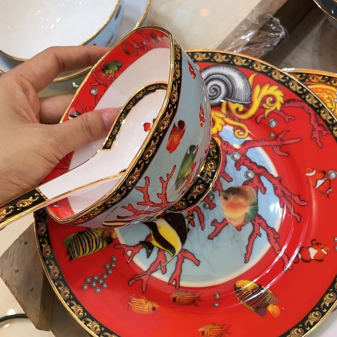 瓷片陶瓷骨瓷咖啡杯马克杯咖啡杯套装正品包邮