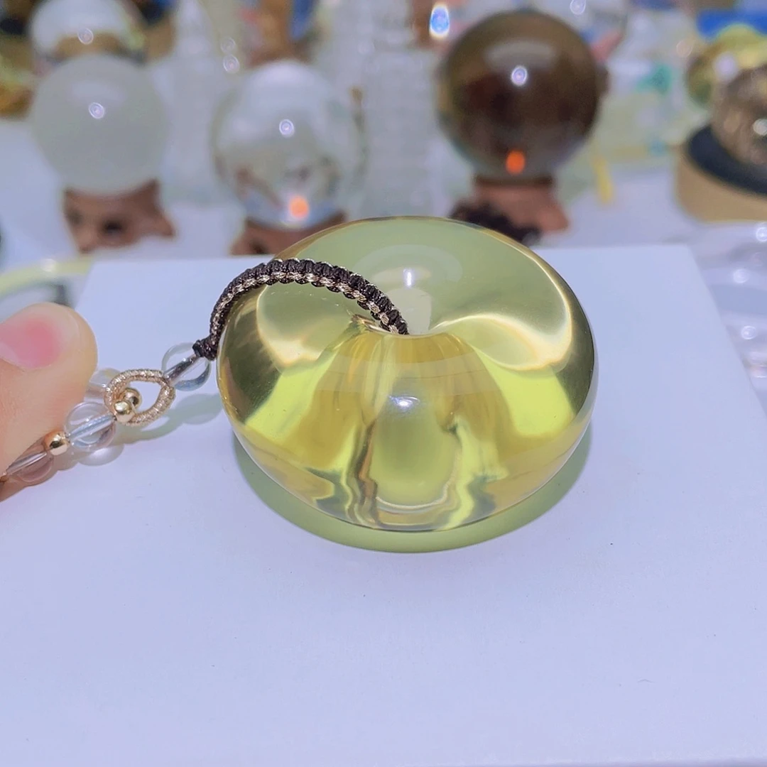 未镶嵌吊坠(赠链)水晶天然黄水晶手镯