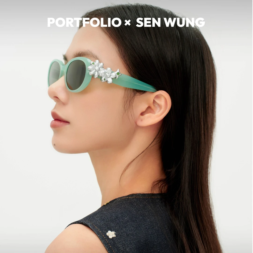 PORTFOLIO出界 POP泡泡镜系列彩色可爱系猫眼墨镜椭圆百搭个性