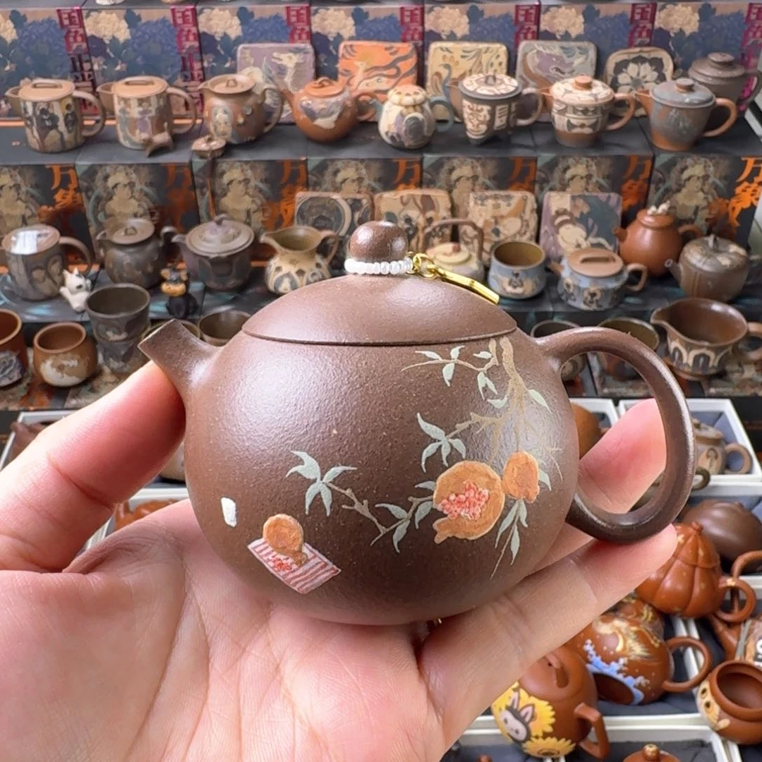 茶壶紫砂140ml原矿精工半手