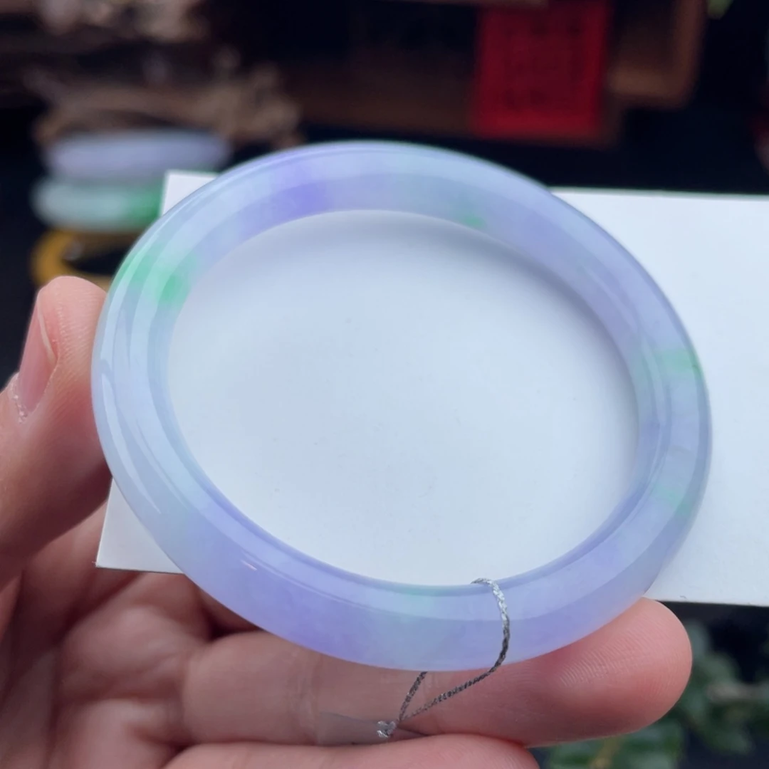 未镶嵌手镯翡翠春彩