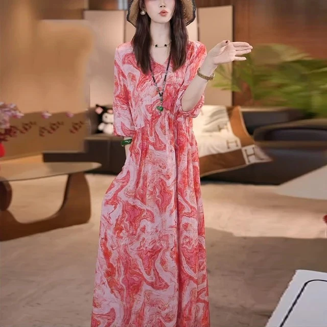 9.23清仓套头早秋款显瘦宽松连衣裙宽松中长款大码韩版#390