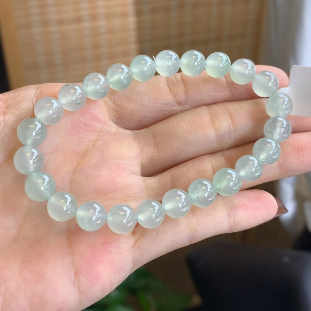 未镶嵌手串翡翠卡8冰种晴手串