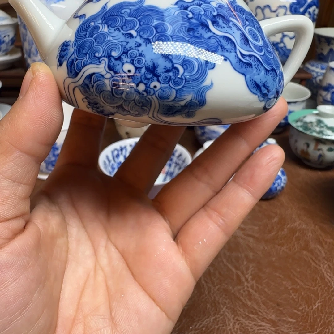陶摆件今天晚上的月亮好美