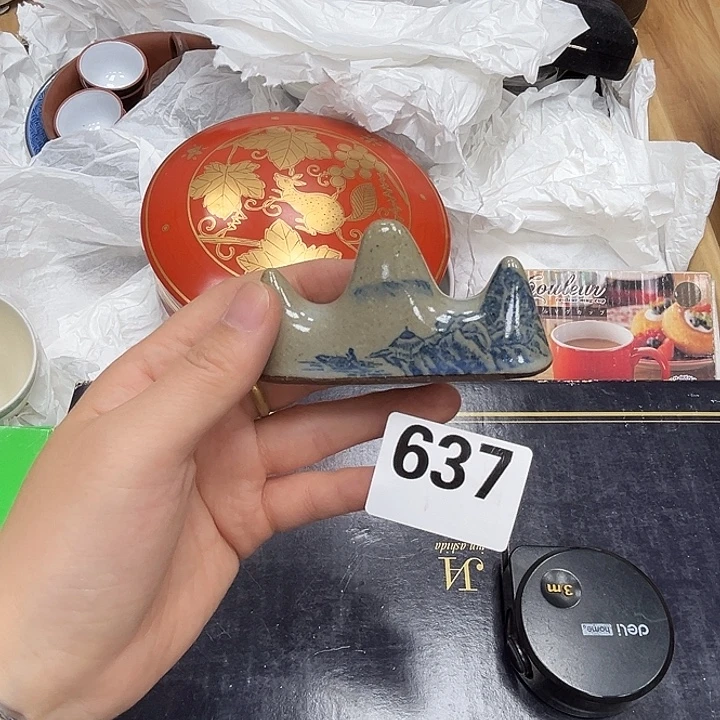 瓷片呀工艺品摆件瓷器摆件正能量