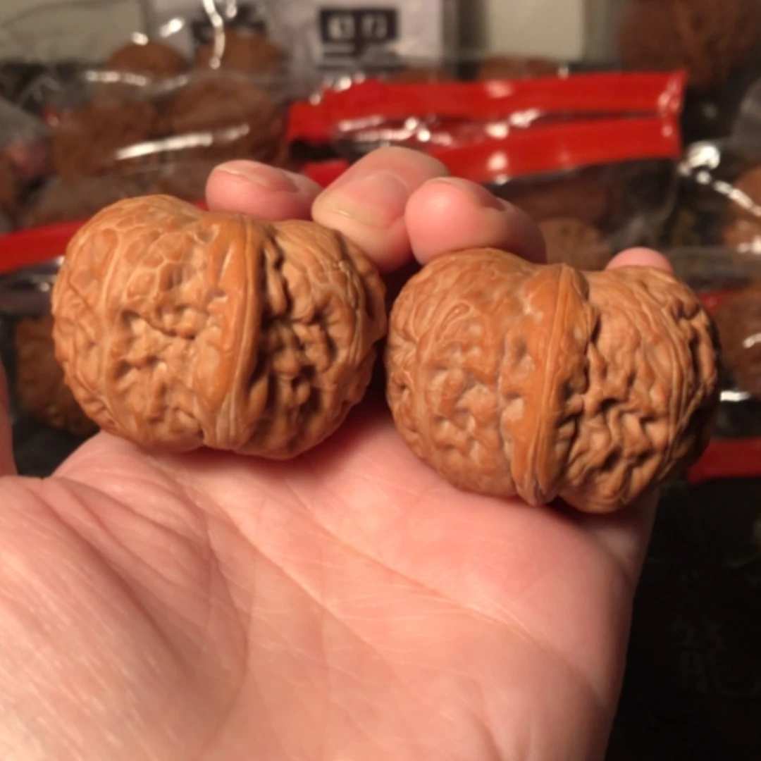 【闪购商品】文玩核桃把件m****?平谷元宝43
