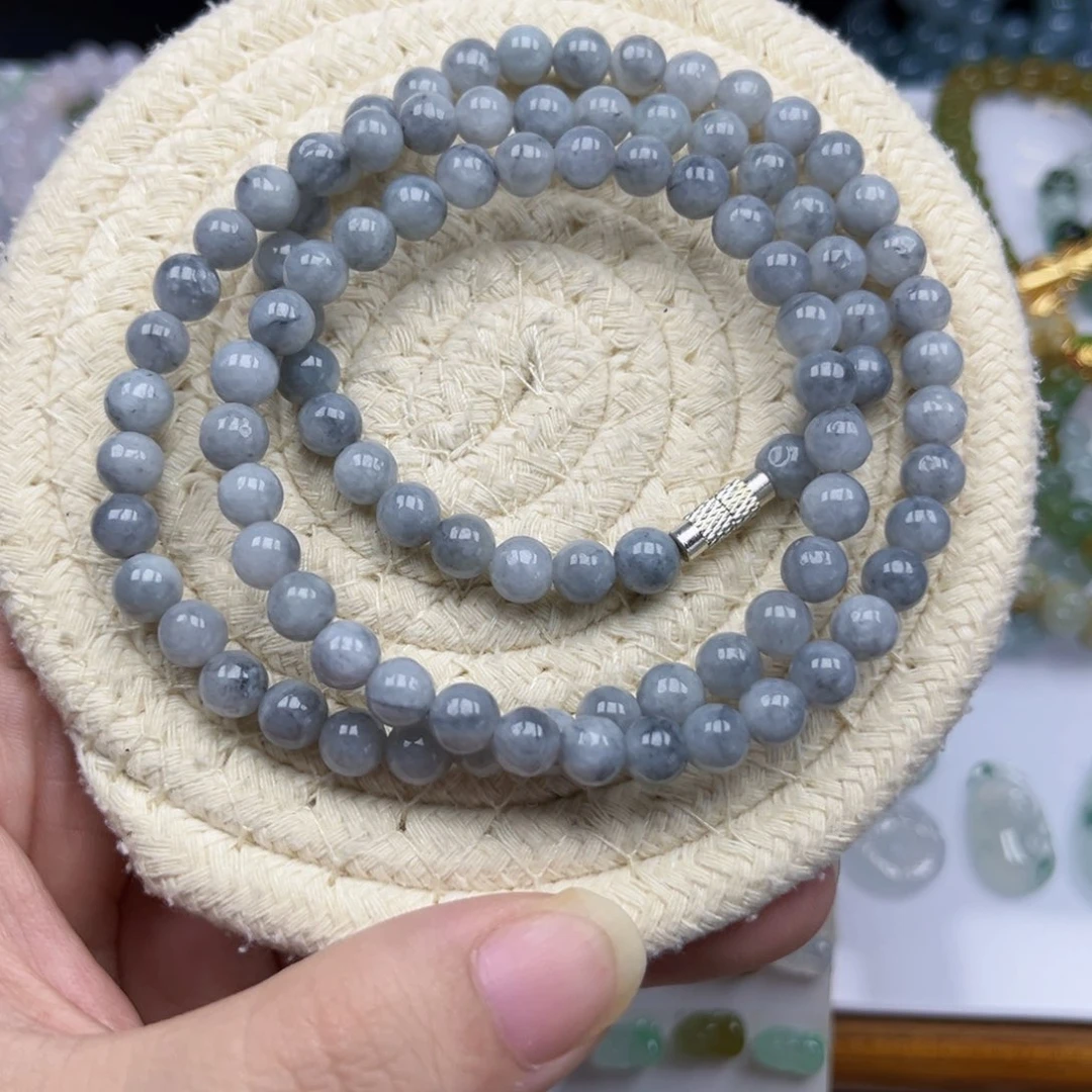 翡翠未镶嵌手链天然翡翠a货6.5