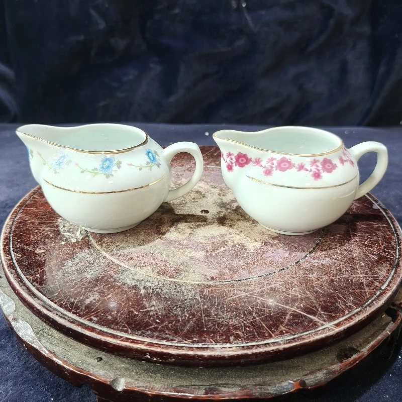 景德镇130ml小红花功夫茶公道杯分茶器厂瓷陶瓷煤窑经典灯笼款